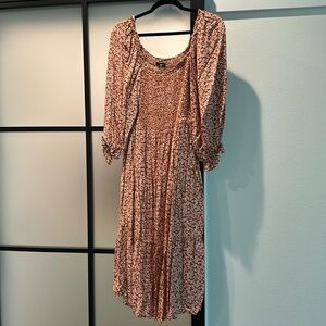 Pinkblush orange midi dress